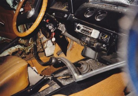 Uwe Lockstädt aus Aligse ist mit diesem lindgrünen Opel Ascona verunglückt