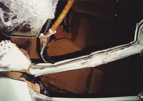 Uwe Lockstädt aus Aligse verunglückt 1986 mit lindgrünen Opel Ascona