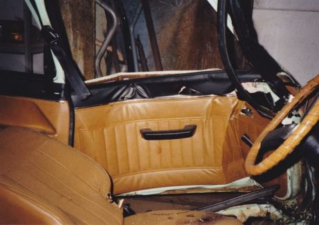 Uwe Lockstädt aus Aligse verunglückt mit lindgrünen Opel Ascona