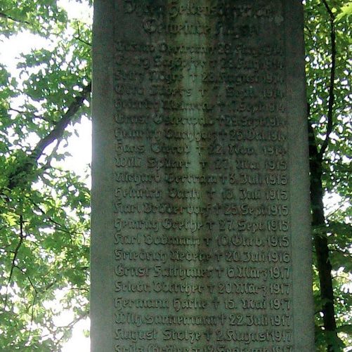 Kriegs Denkmal 1. Weltkrieg